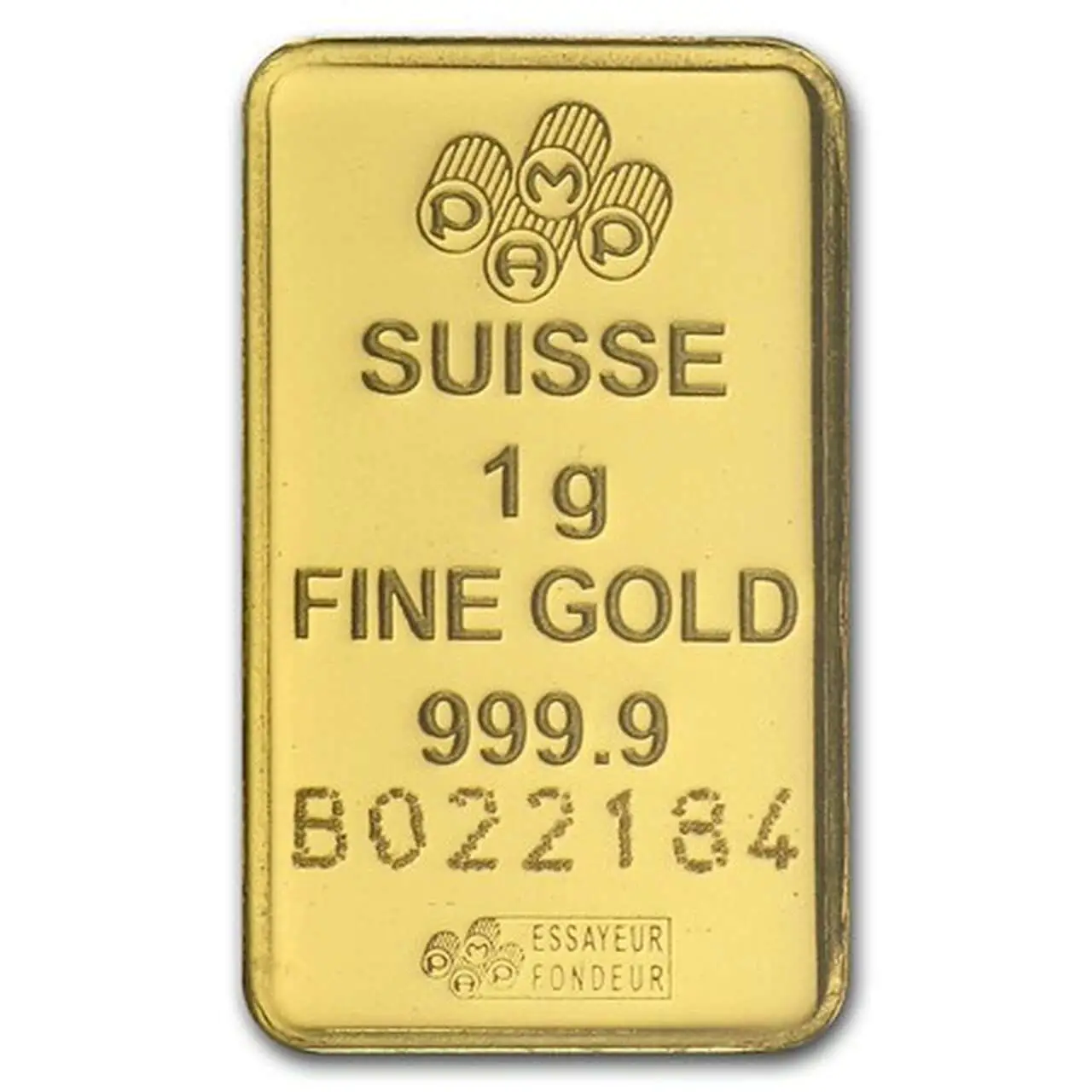 1 gram (999.9 pure) Gold Bar (bar our choice ...