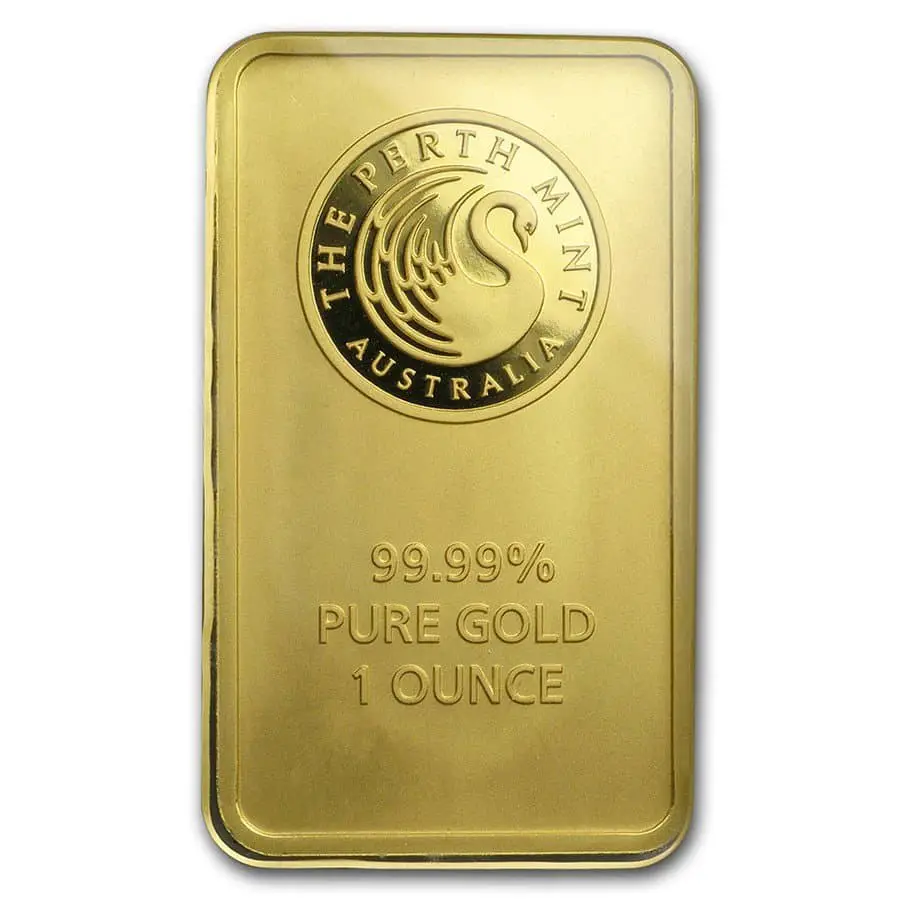 1 oz Gold Bar  Perth Mint (In Assay)