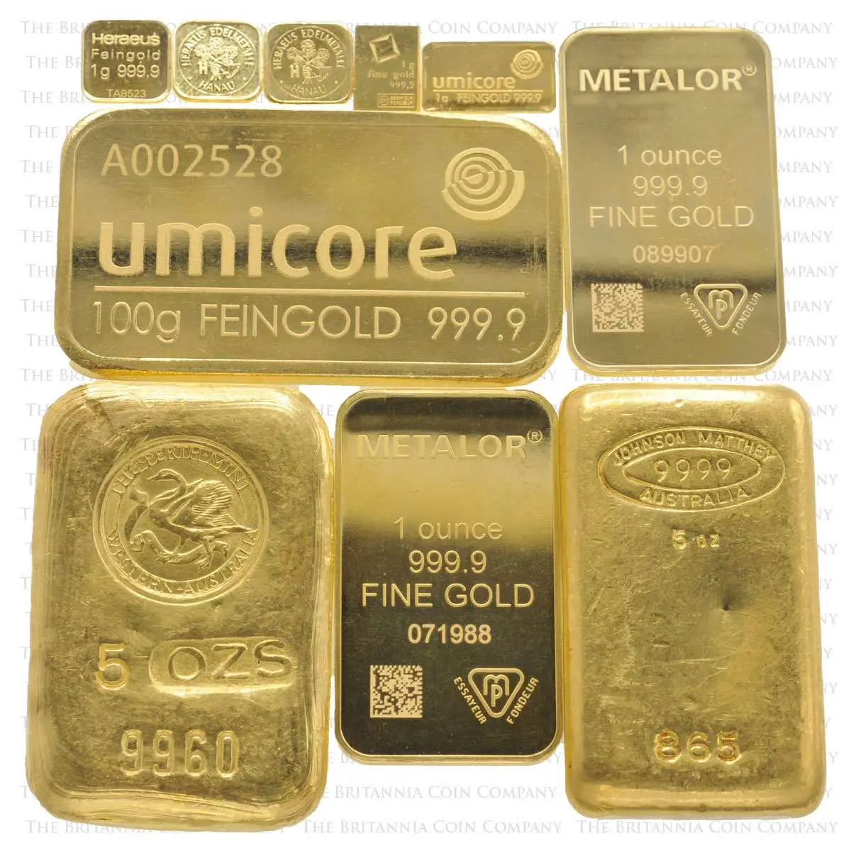 100g Gold Bullion Bar : Pre