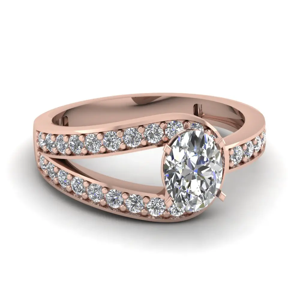14K Rose Gold Affordable Engagement Rings