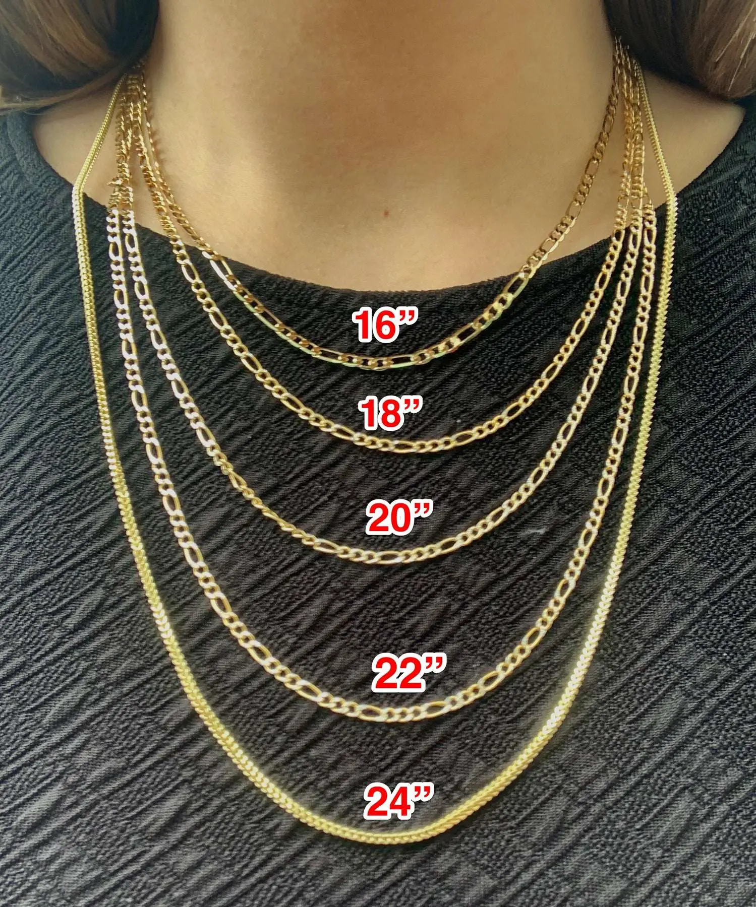 14k Solid Gold Yellow Cuban Link Chain 22