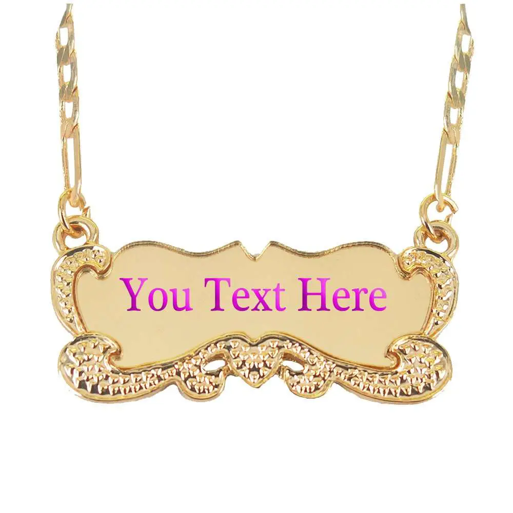18K Solid Gold Plated Personalized Name Necklace Any Name made