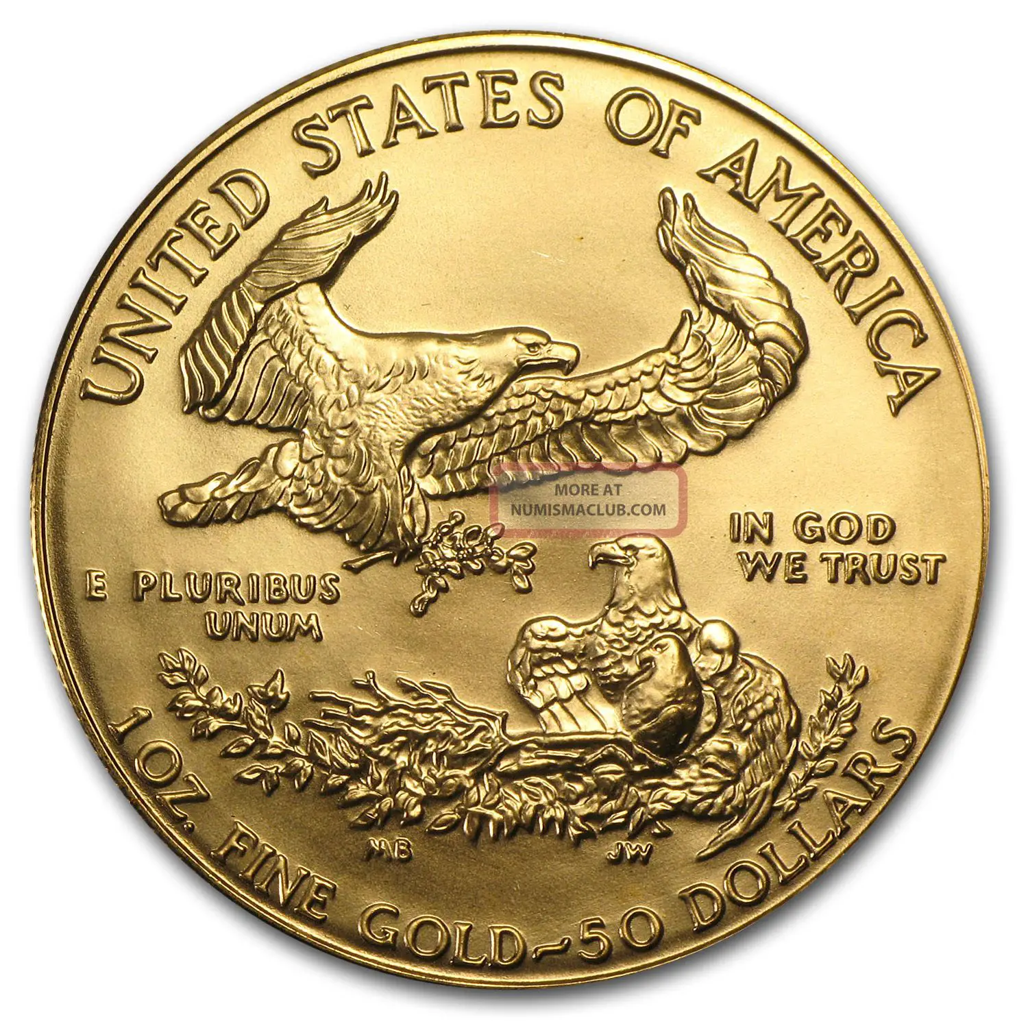1988 Mcmlxxxviii 1 Oz Gold American Eagle Coin