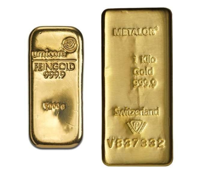 1KG Gold Bars Best Value