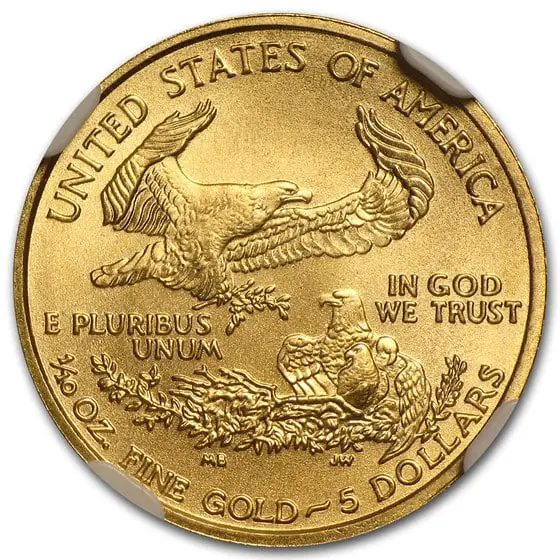 2004 1/10 oz Gold American Eagle MS