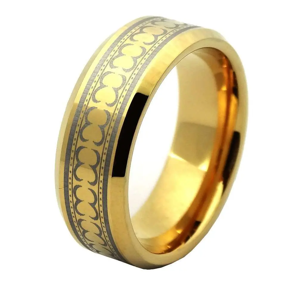 2015 Hot Sell Mens Gold Jewelry Fashion Rings 24k Solid ...
