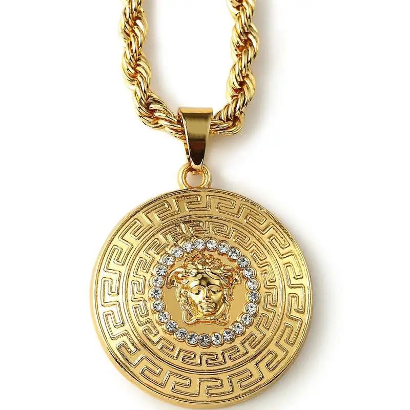 2015 NEW Fashion Design Men Necklace 24k gold Pendant Jewelry Trendy ...