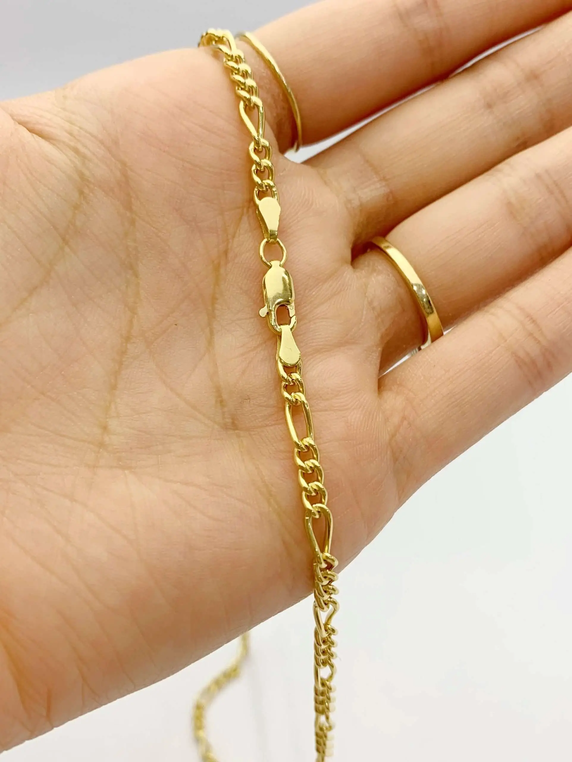 20â? 14k Gold Filled Figaro Chain 3.0mm (S3831CLC)