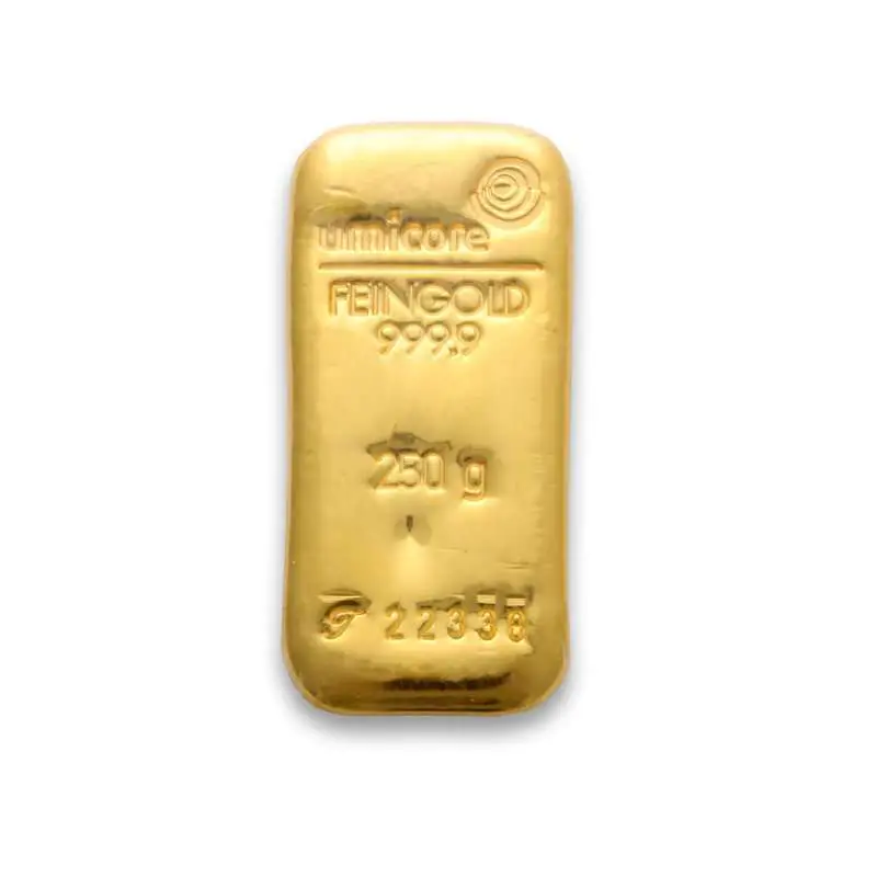 250 gram Gold Bar