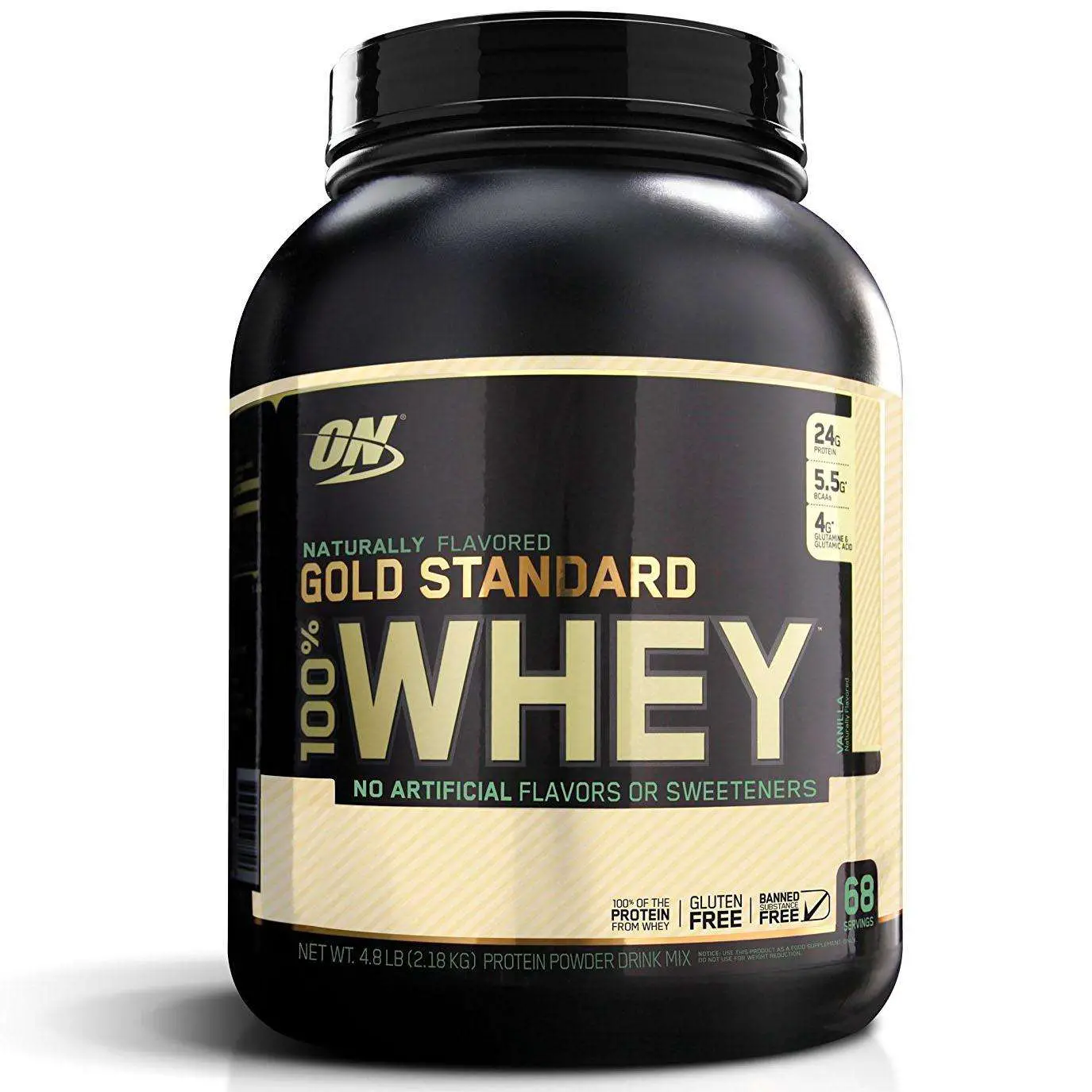 4.8Lbs Optimum Nutrition Gold Standard Whey Protein Powder ...