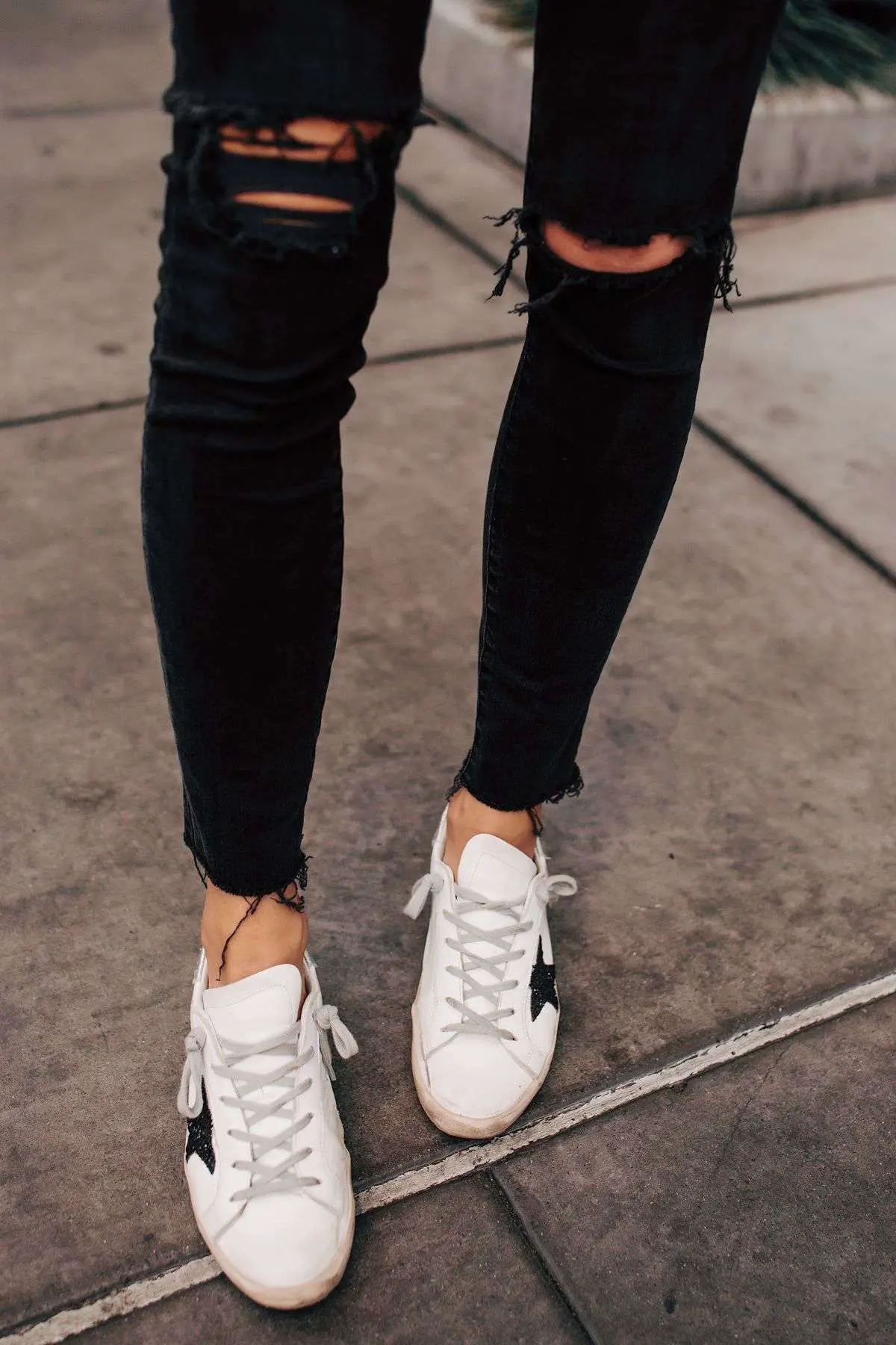 A Casual Way to Wear Golden Goose Sneakers