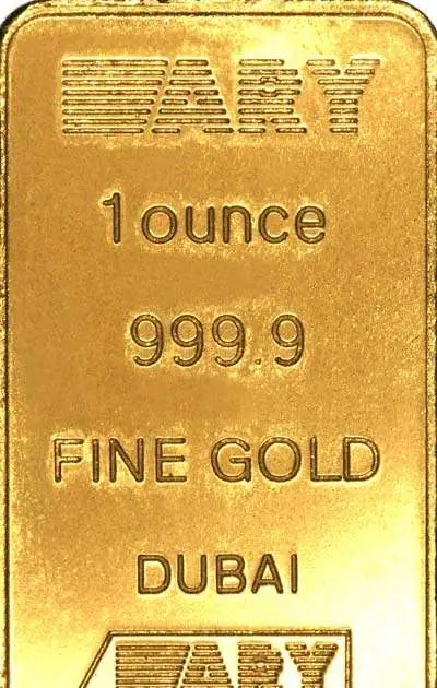 ARY Gold Collection: ARY 1 Ounce Gold Bar