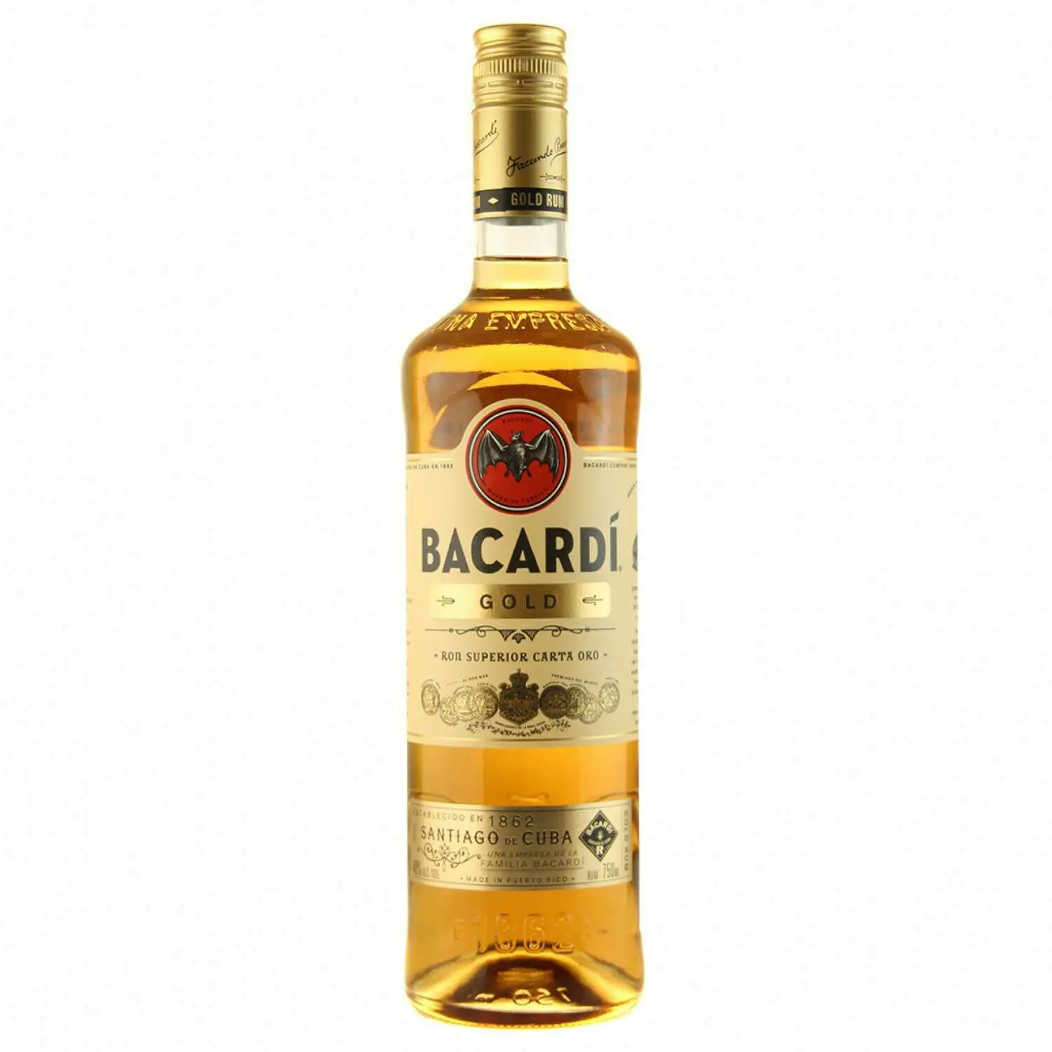 Bacardi Gold Dark Rum (750ml) 43036