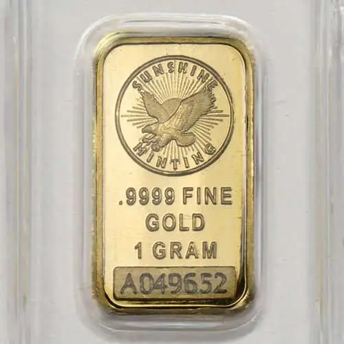Buy 1 Gram Sunshine Gold Bars (Brand New) l JM Bullionâ¢