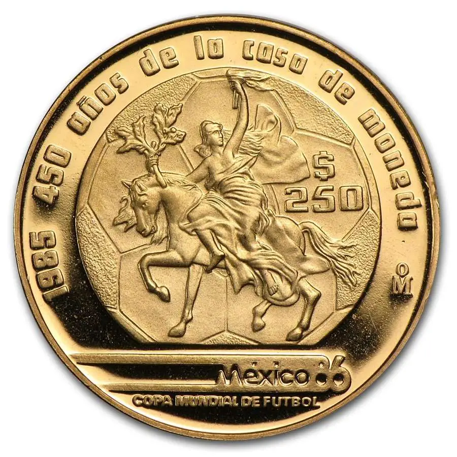 Buy 1985 Mexico Gold 250 Pesos Proof