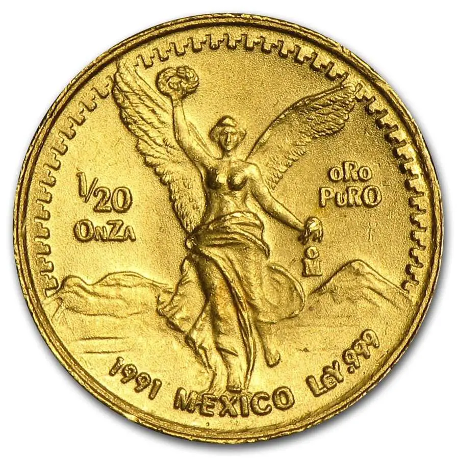 Buy 1991 Mexico 1/20 oz Gold Libertad BU