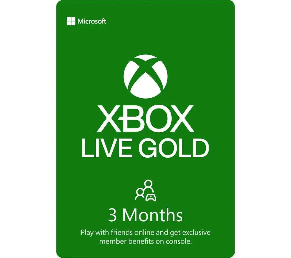 Buy XBOX DIGITAL Xbox LIVE Gold Membership 3 Month ...