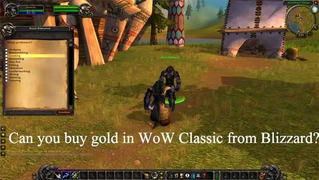Can you buy gold in WoW Classic from Blizzard?
