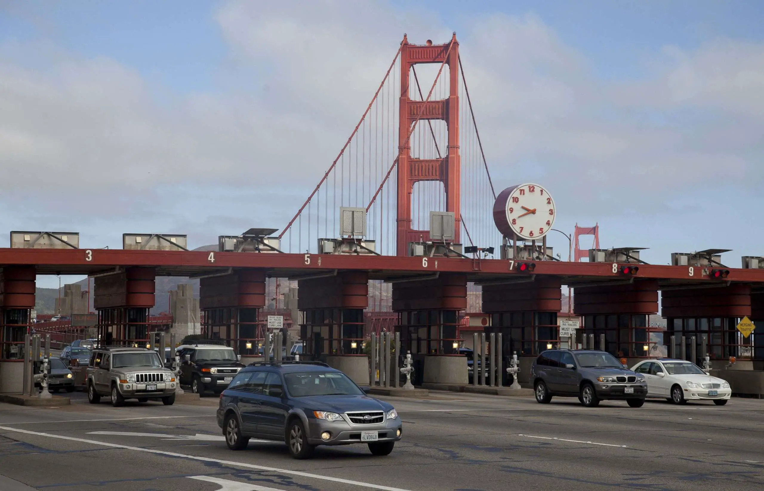 Construction on Golden Gate Bridge Will Cause Slow Traffic this Week