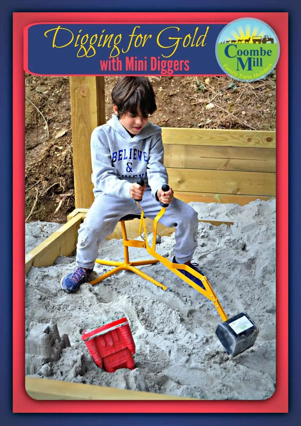 Digging for Gold with Kids Mini Diggers