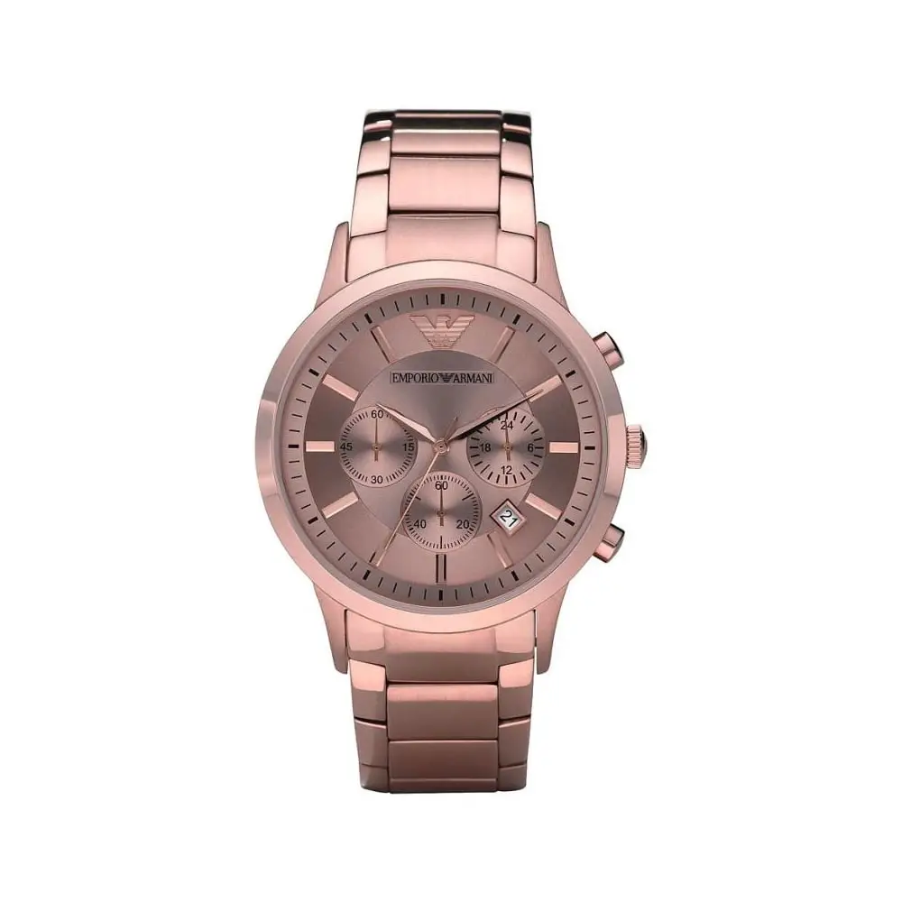 Emporio Armani Mens Rose Gold Watch AR2452