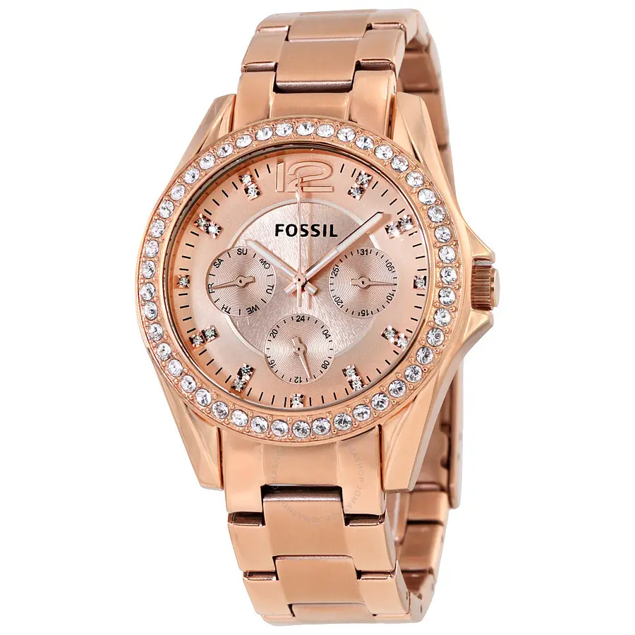 Fossil Riley Multifunction Rose Gold