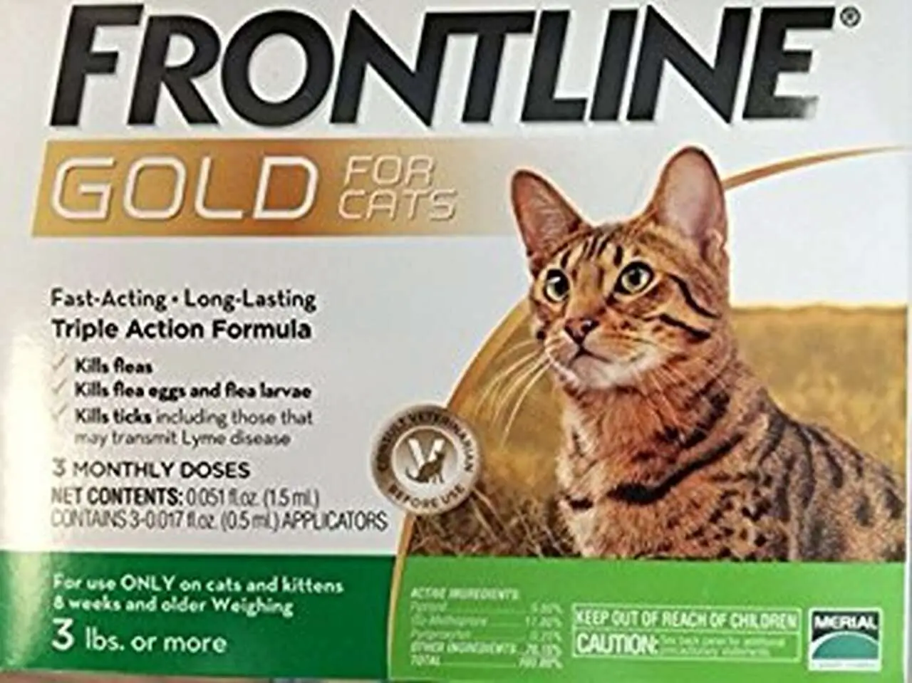 Frontline Gold for Cats (3 dose box)
