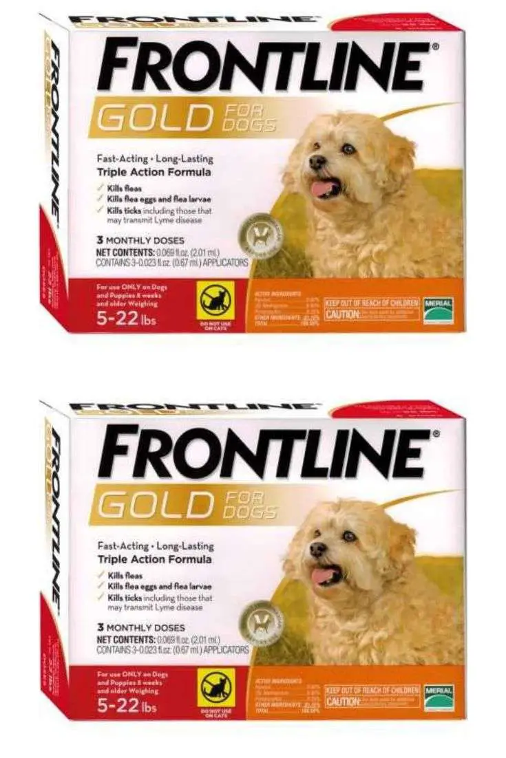 Frontline Gold for Dogs 522 lbs Orange (3 Month)# ...