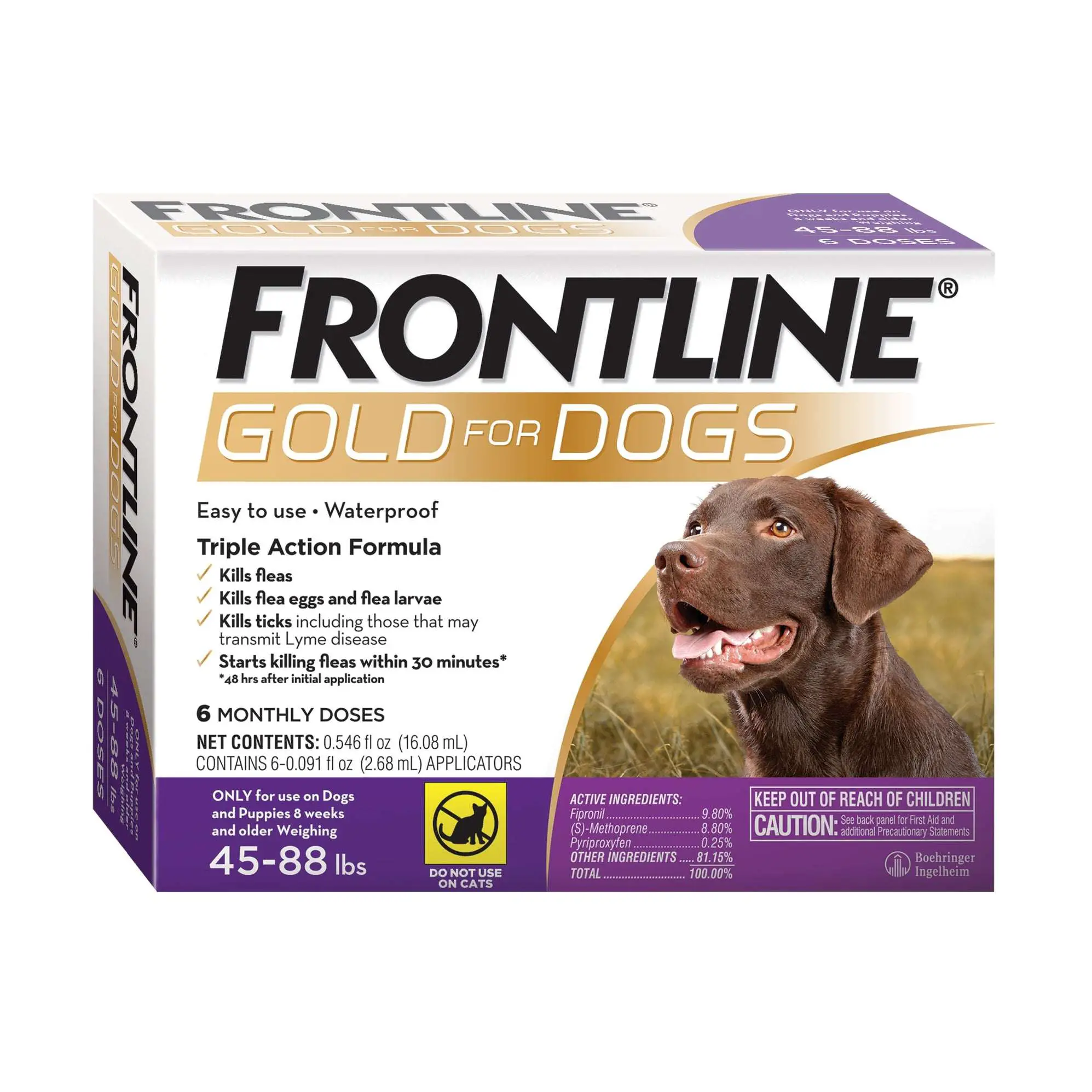 Frontline Gold for Large Dogs, 45