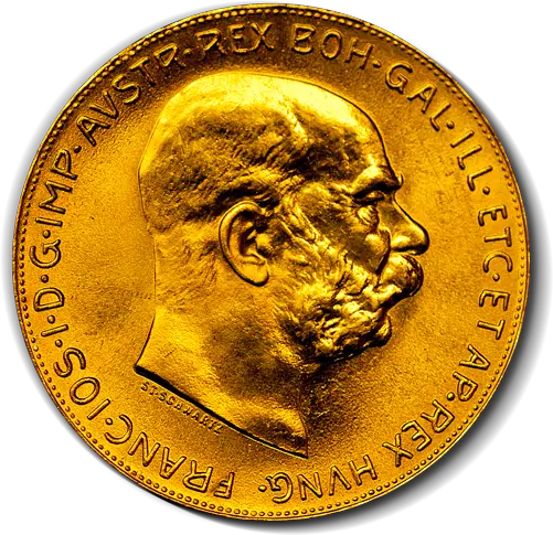 Gold Austrian / Hungarian 100 Corona