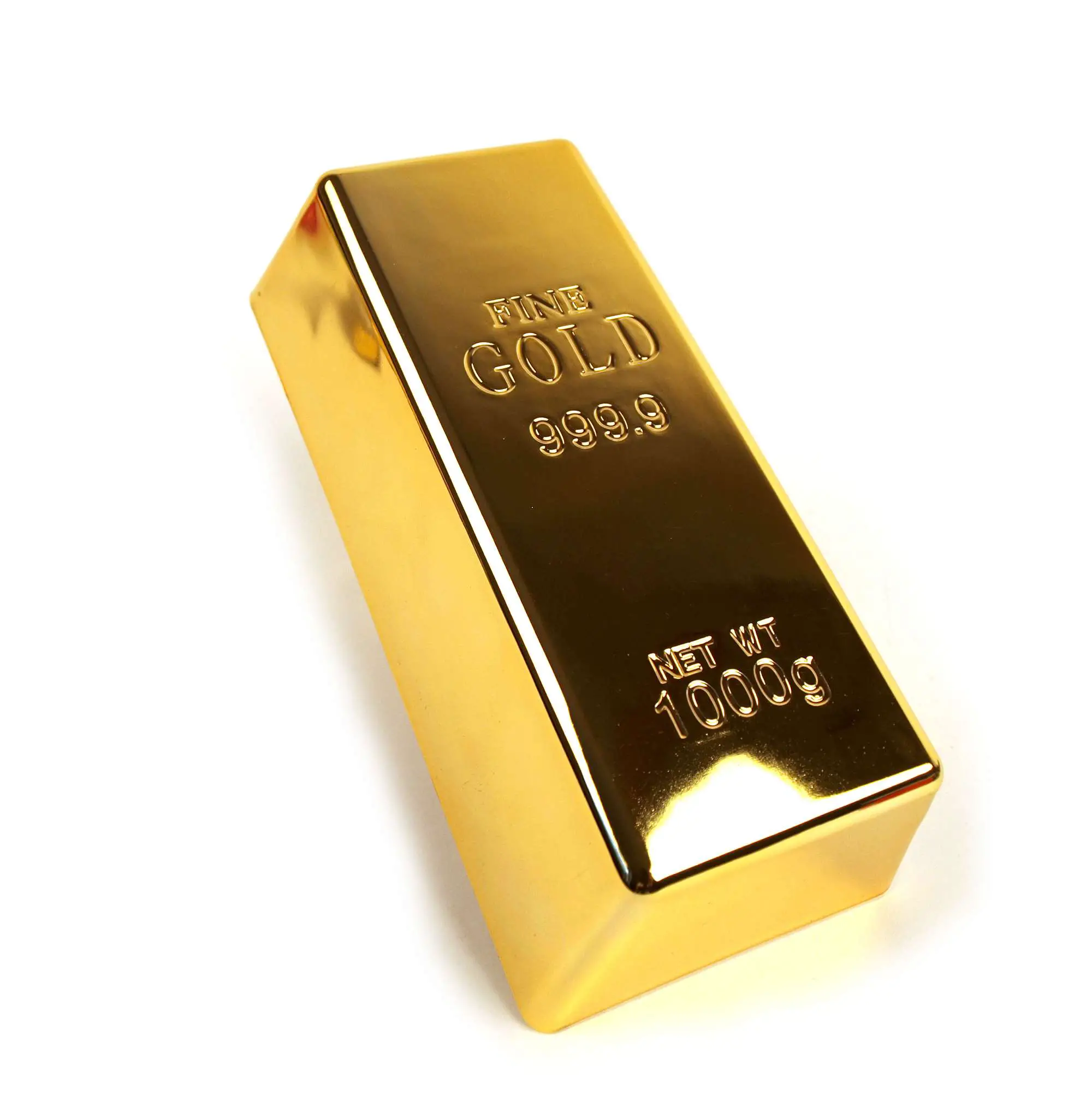 GOLD BAR Paperweight or Doorstop 1kg BULLION BAR