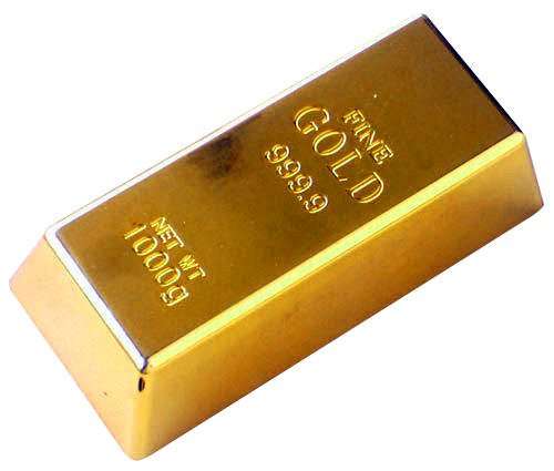 Gold Bullion Bar Door Stop 1kg Realistic Paperweight Buy ...