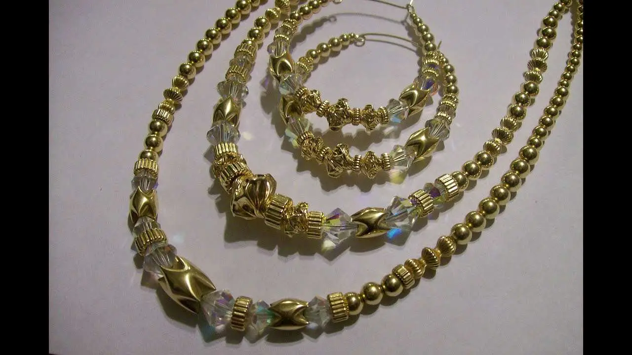 Gold Filled Beaded Jewelry by Dara T
