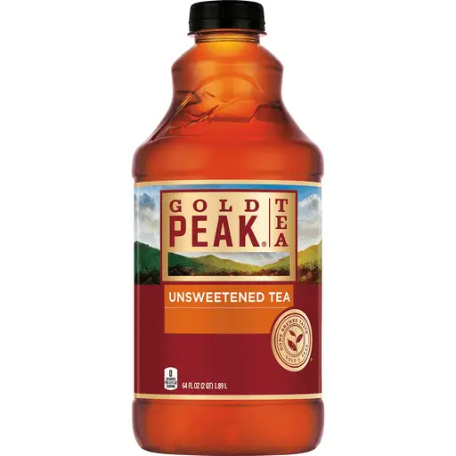 Gold Peak Unsweetened Black Tea Bottle, 64 fl oz