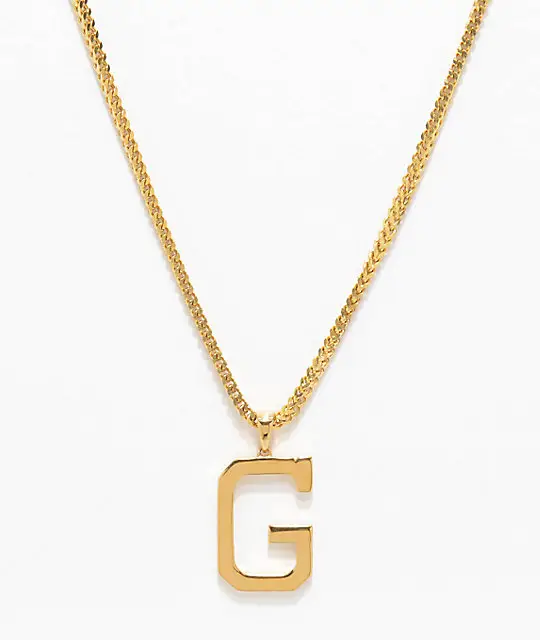 Grizzly X The Gold Gods G 26"  Gold Chain Necklace