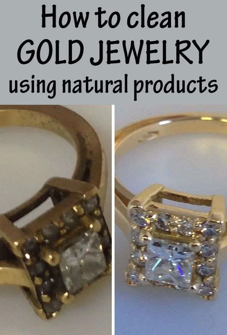 How to clean gold jewelry using natural products