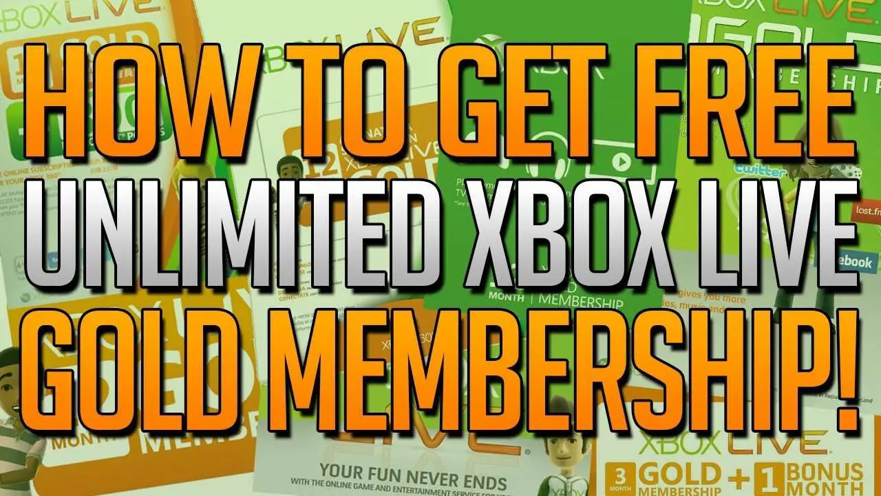 How To Get Unlimited XBOX LIVE GOLD For FREE! Free ...