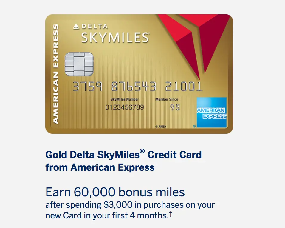 Huge Delta Gold Card Offers: 60,000 Miles and $50 ...