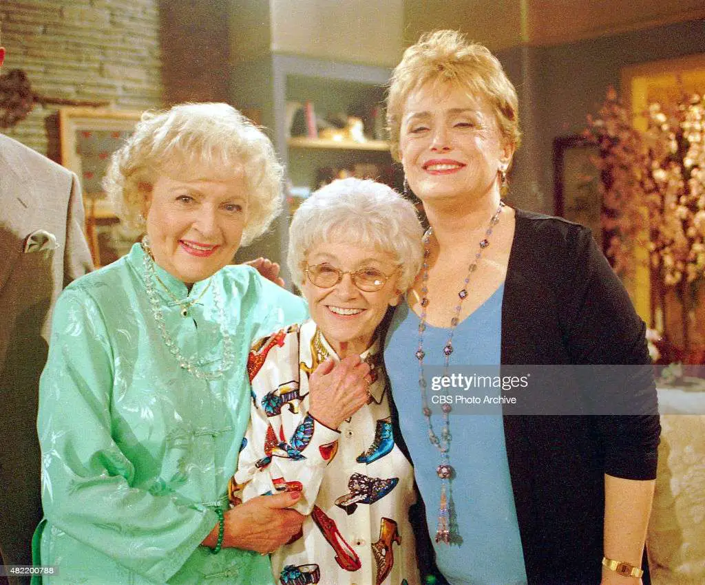 It was a " Golden Girls"  reunion on the set of the CBS ...