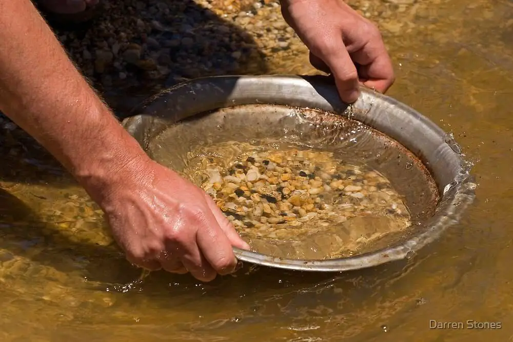 " Panning for gold at Sovereign Hill"  by Darren Stones ...