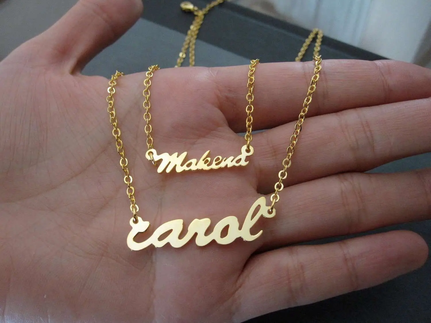 Personalized Mini Gold Name Necklace
