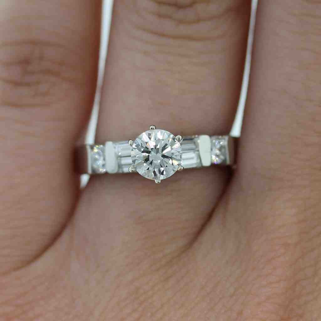 Platinum Vs White Gold Engagement Ring
