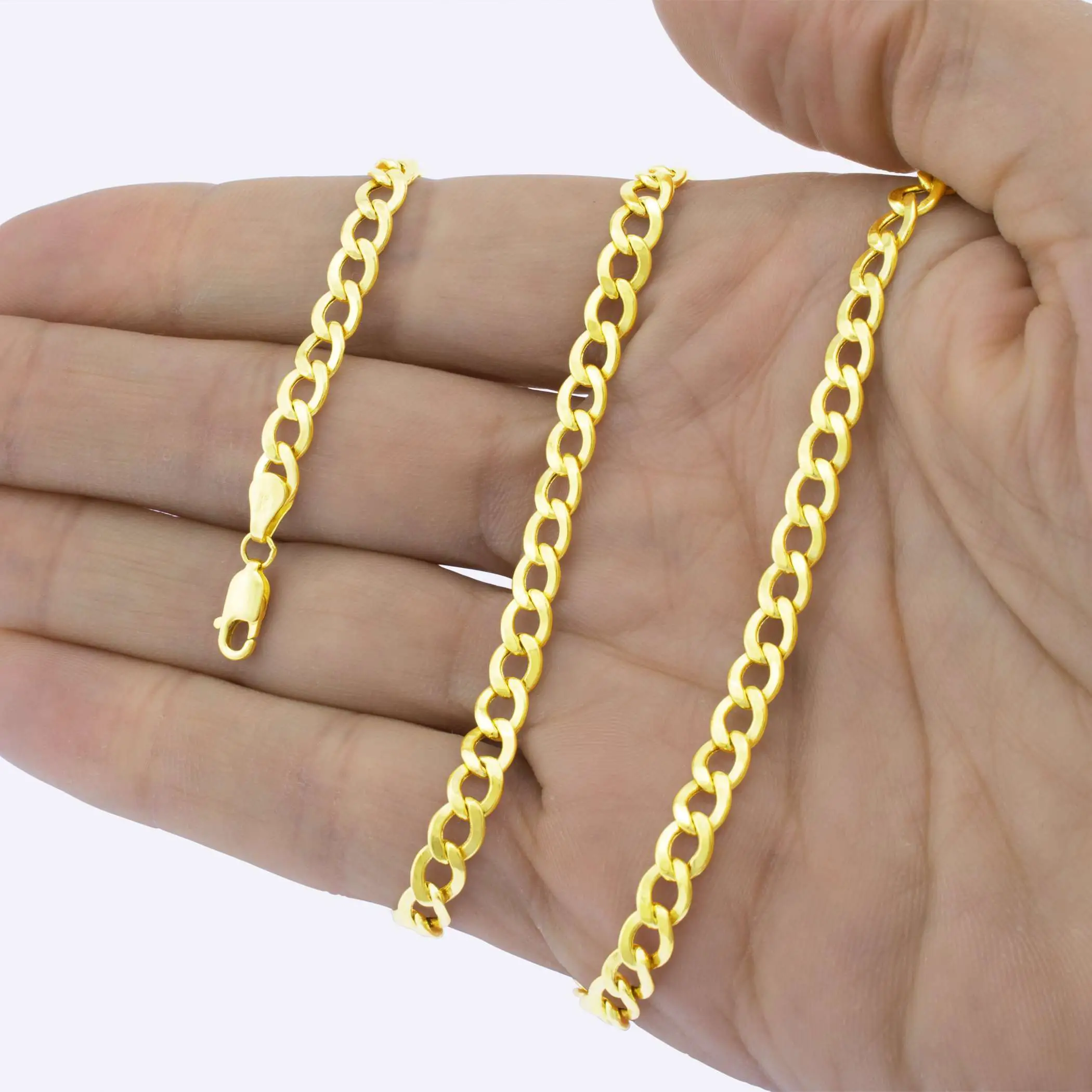 Real 14K Yellow Gold 2mm