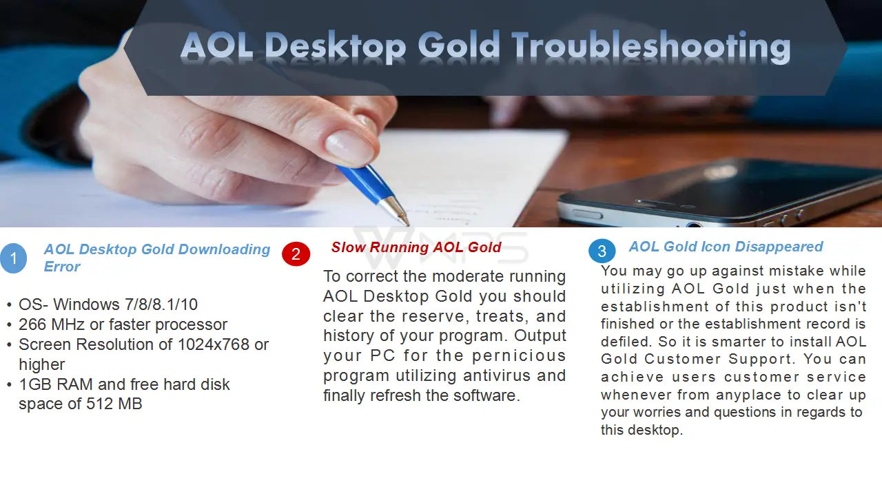 Reinstall AOL: Desktop Gold Number +1 844