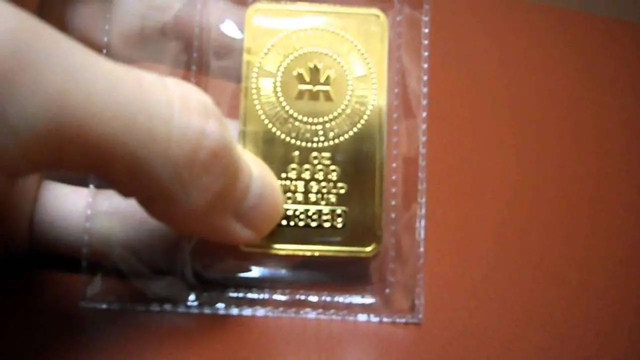 Review Royal Canadian Mint Certified Gold Bar 1 oz 1oz ounce pure 0.999 ...