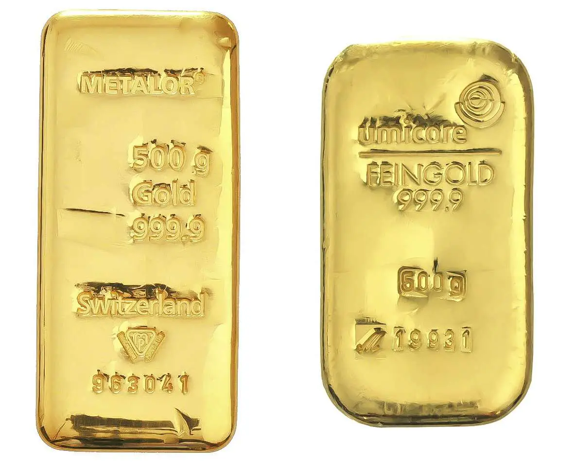 Sell 500g Gold Bars