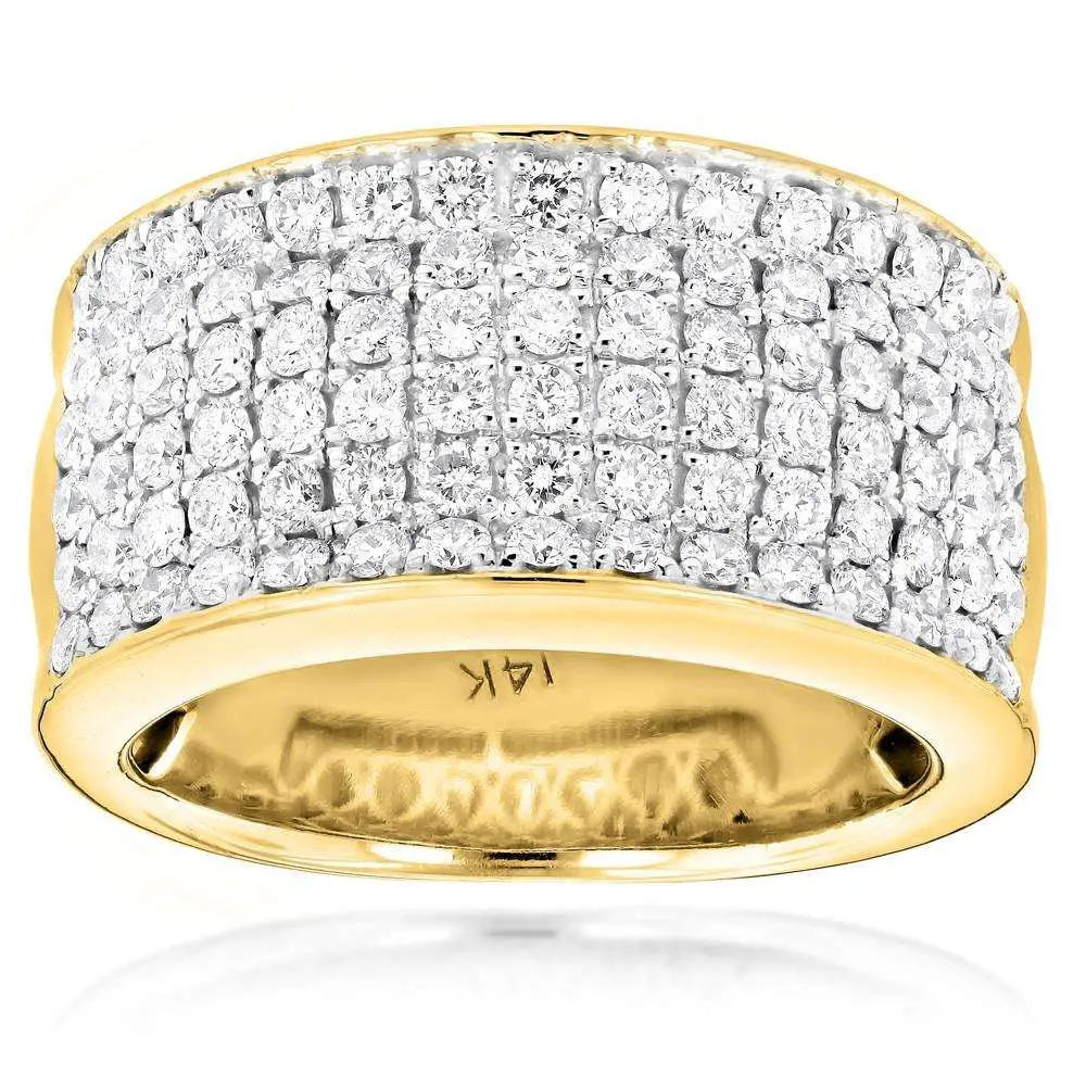 The 15 Best Collection of Mens Gold Diamond Wedding Bands