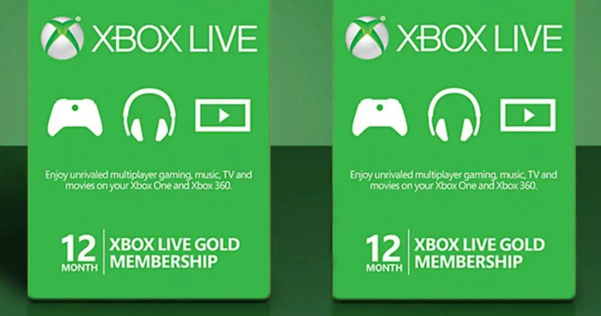TWO 12 Month Xbox LIVE Gold Membership Cards Only $80.98 Shipped ($40 ...