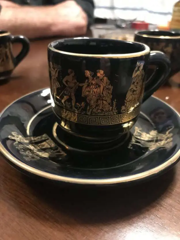 Whats The Value Small Cup And Saucer Set From Greece ...