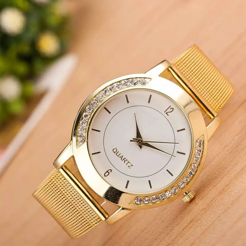 Women Watches Top Brand Luxury Gold Analog Quartz Wrist Watch Good ...